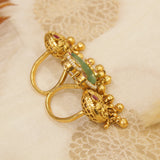 Antique Gold 2 Finger's Ring