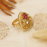 Antique Gold Heritage Finger Ring