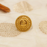 Antique Gold Matt Finger Ring
