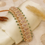 Premium Kundan Moti Bandhai Bracelet
