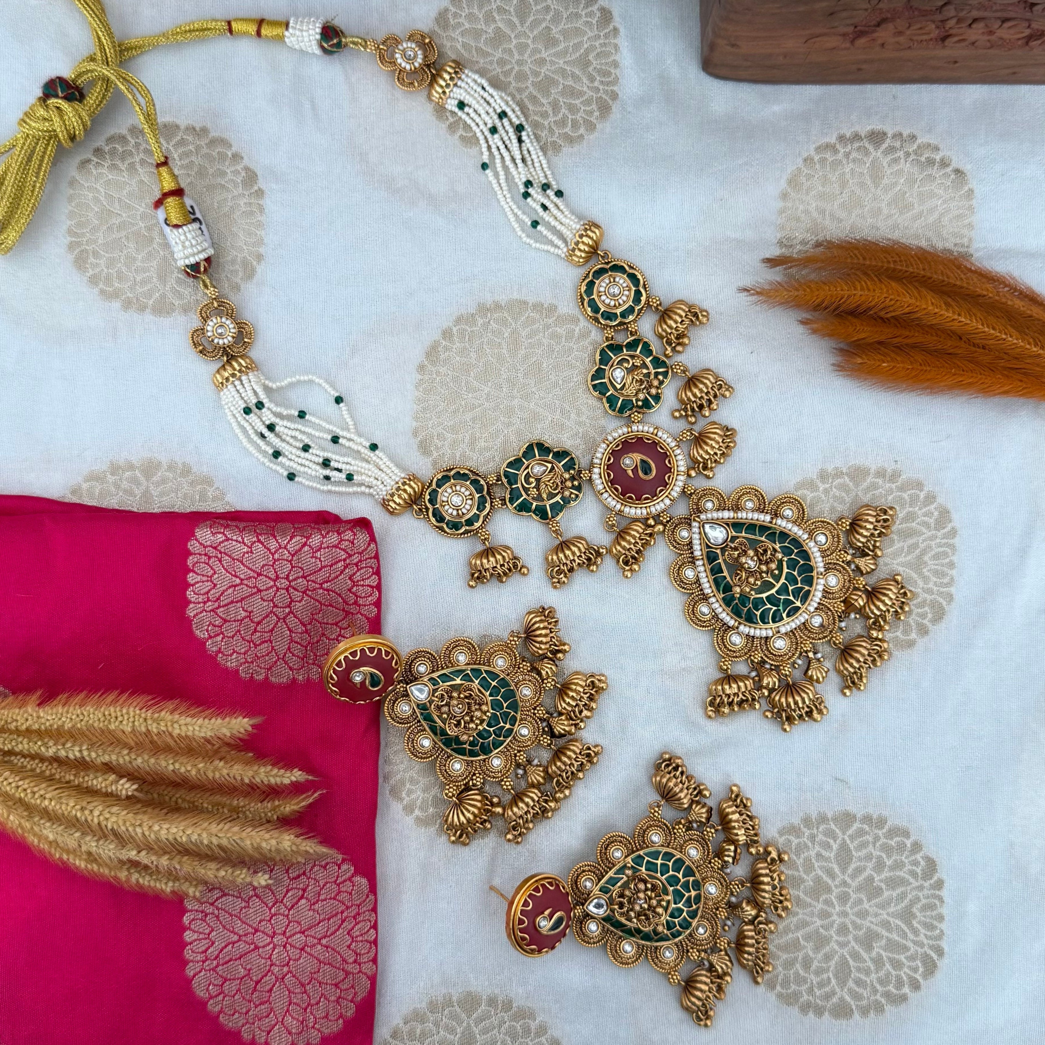 heritage epoxy necklace