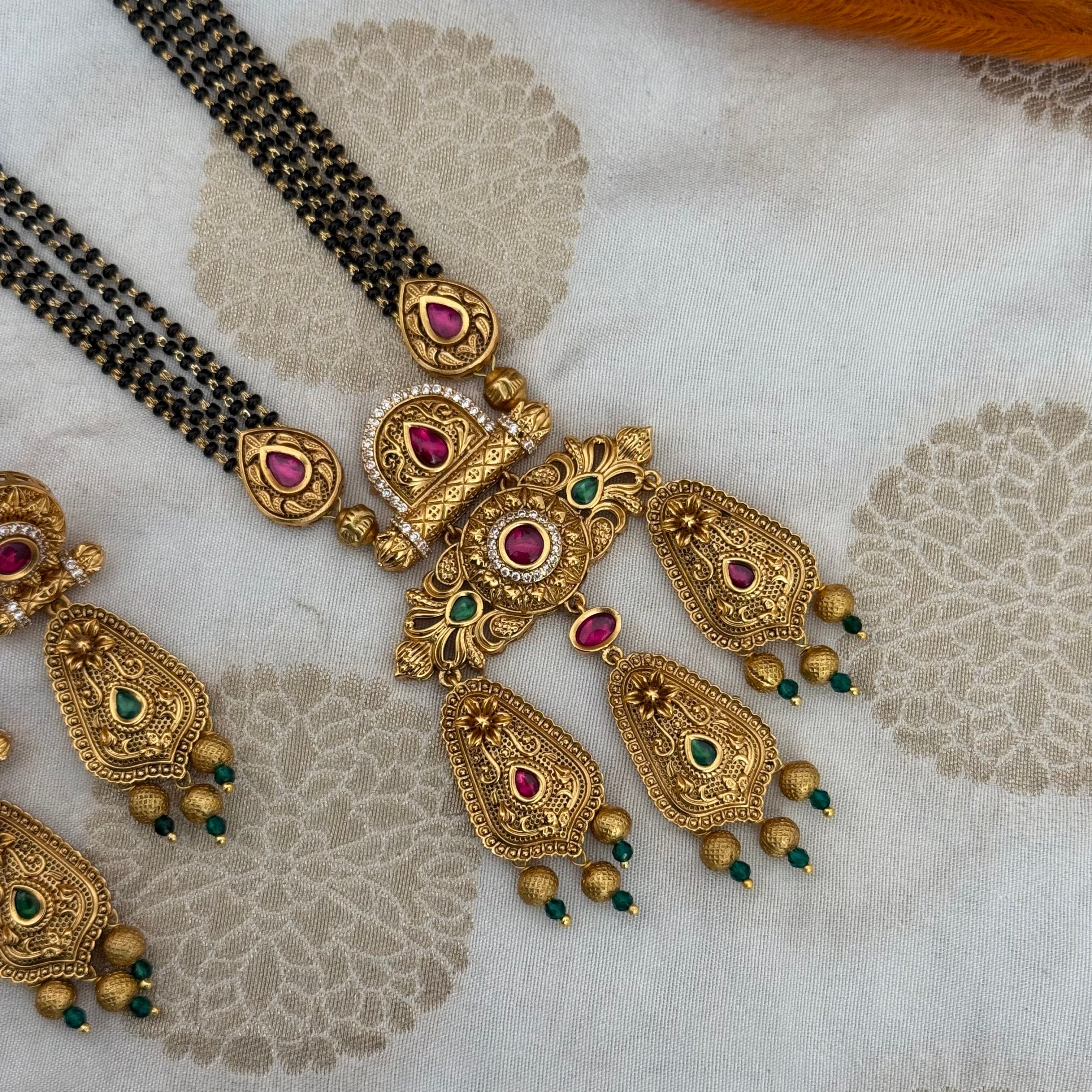 Antique Long Mangalsutra Set