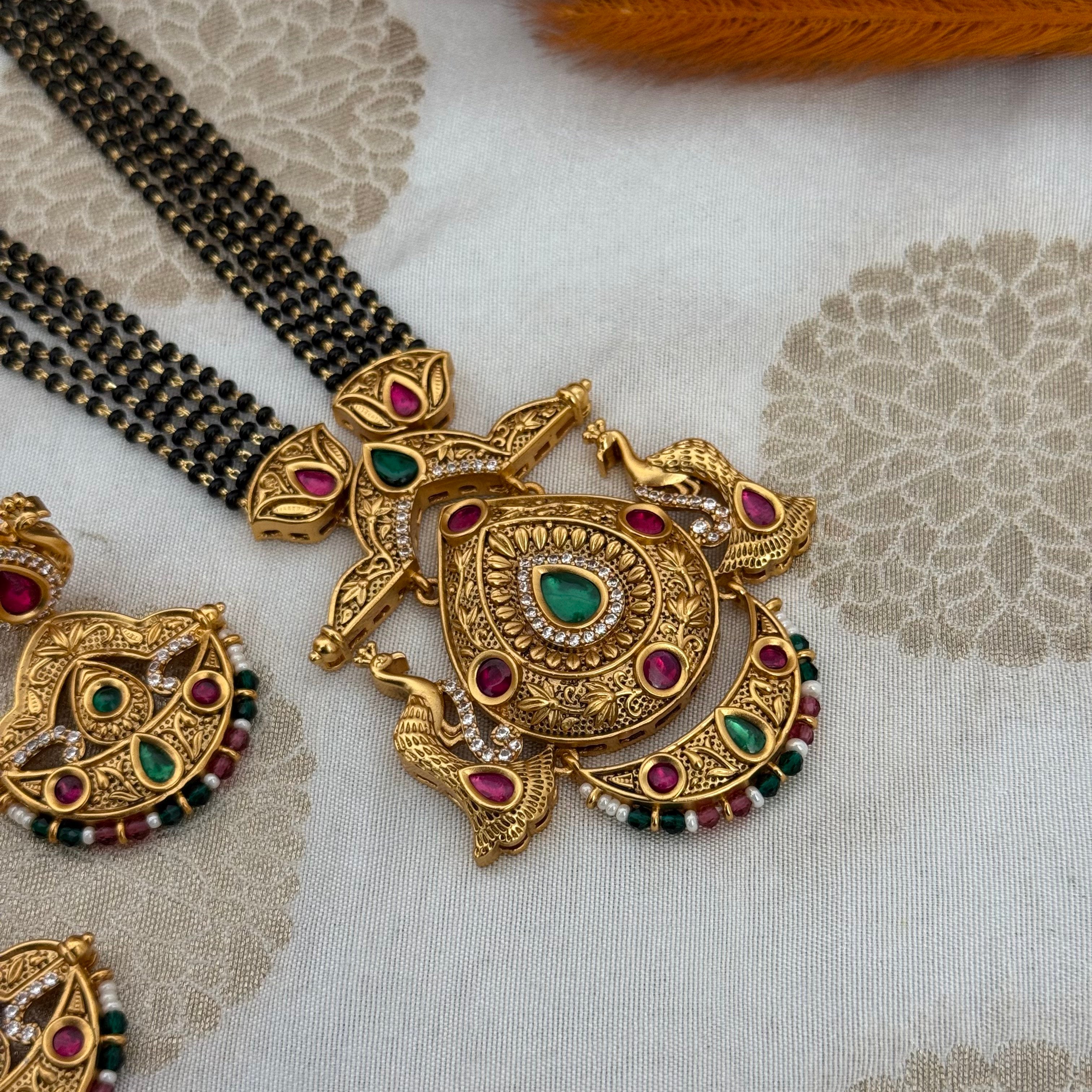 Antique Long Mangalsutra Set
