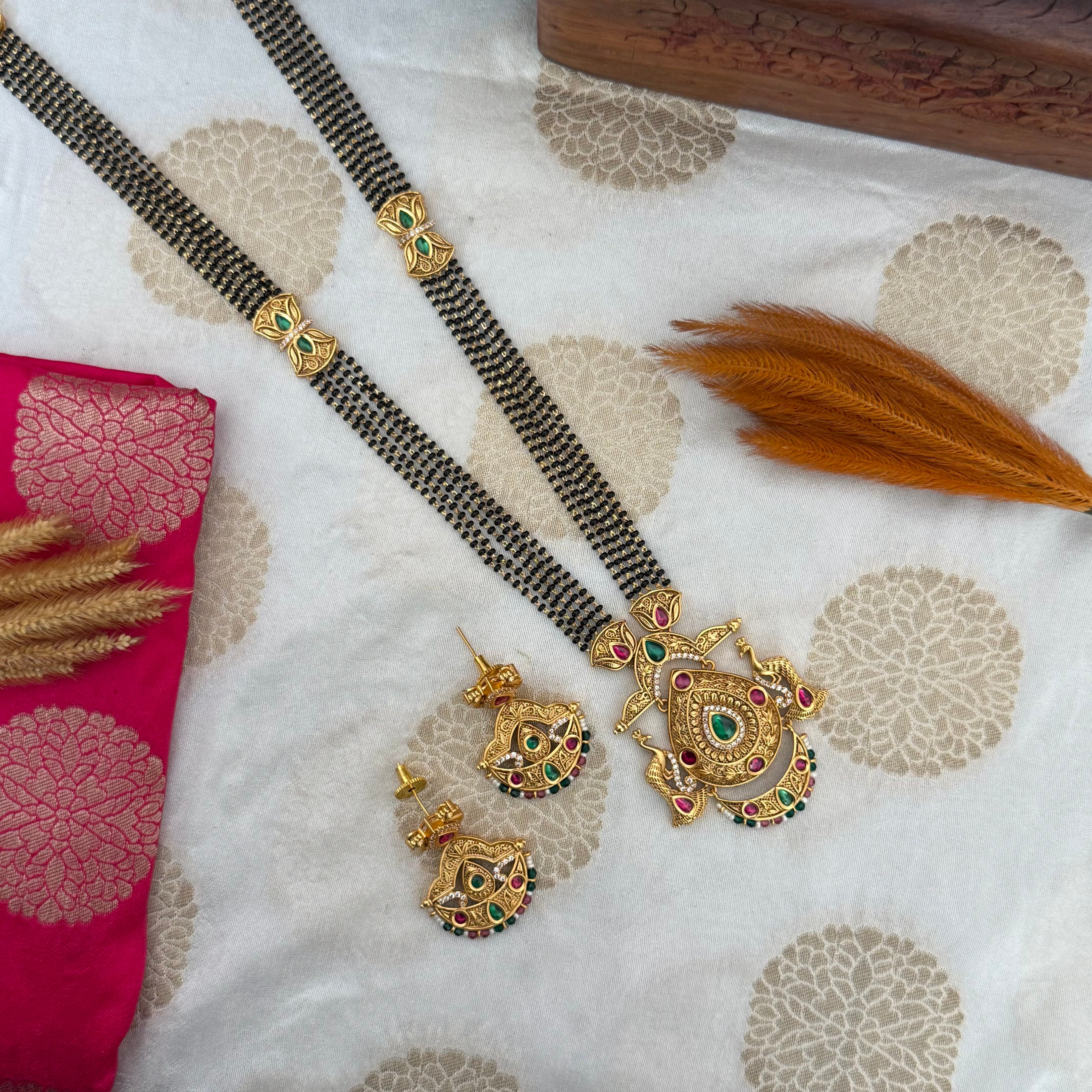 Antique Long Mangalsutra Set