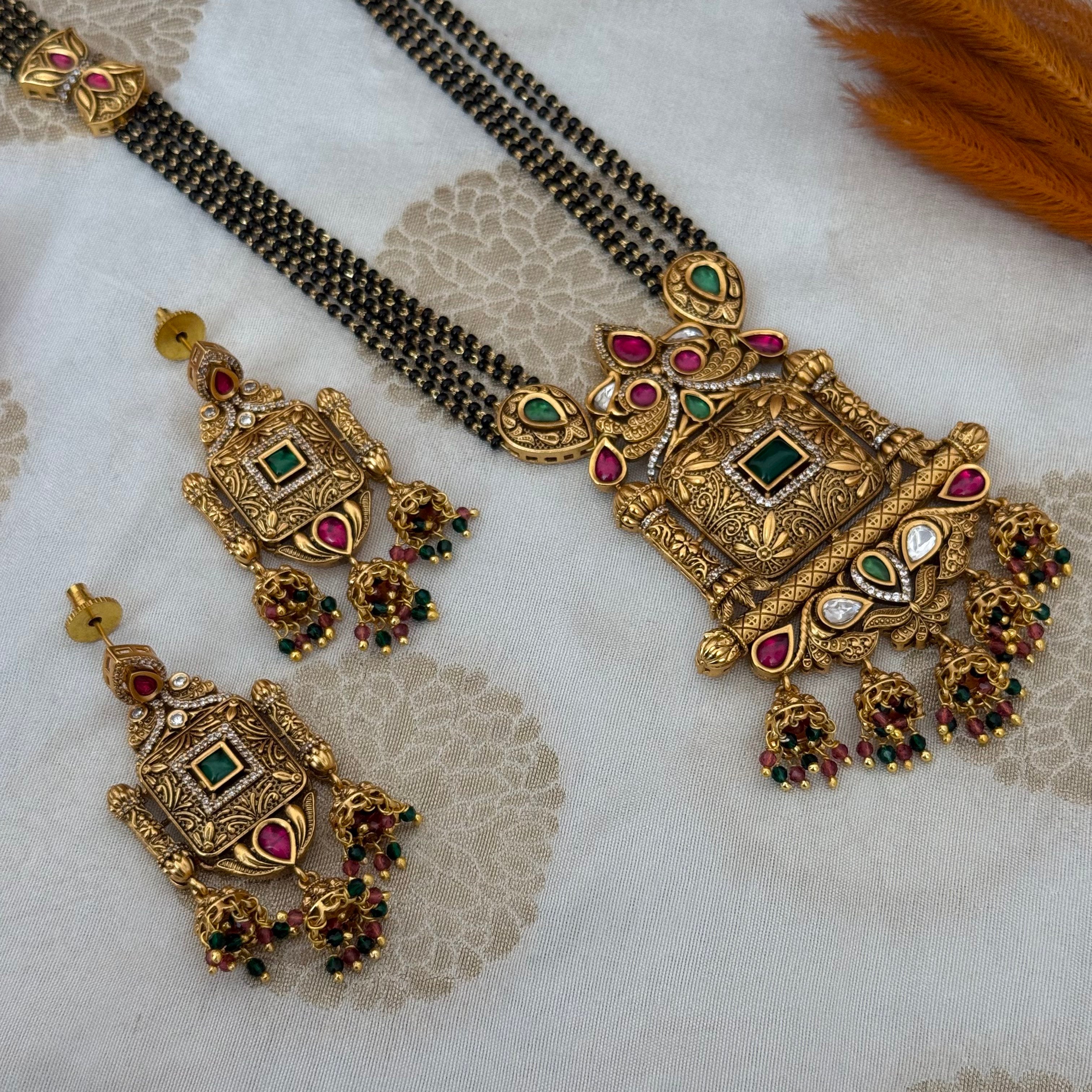 Antique Long Mangalsutra Set
