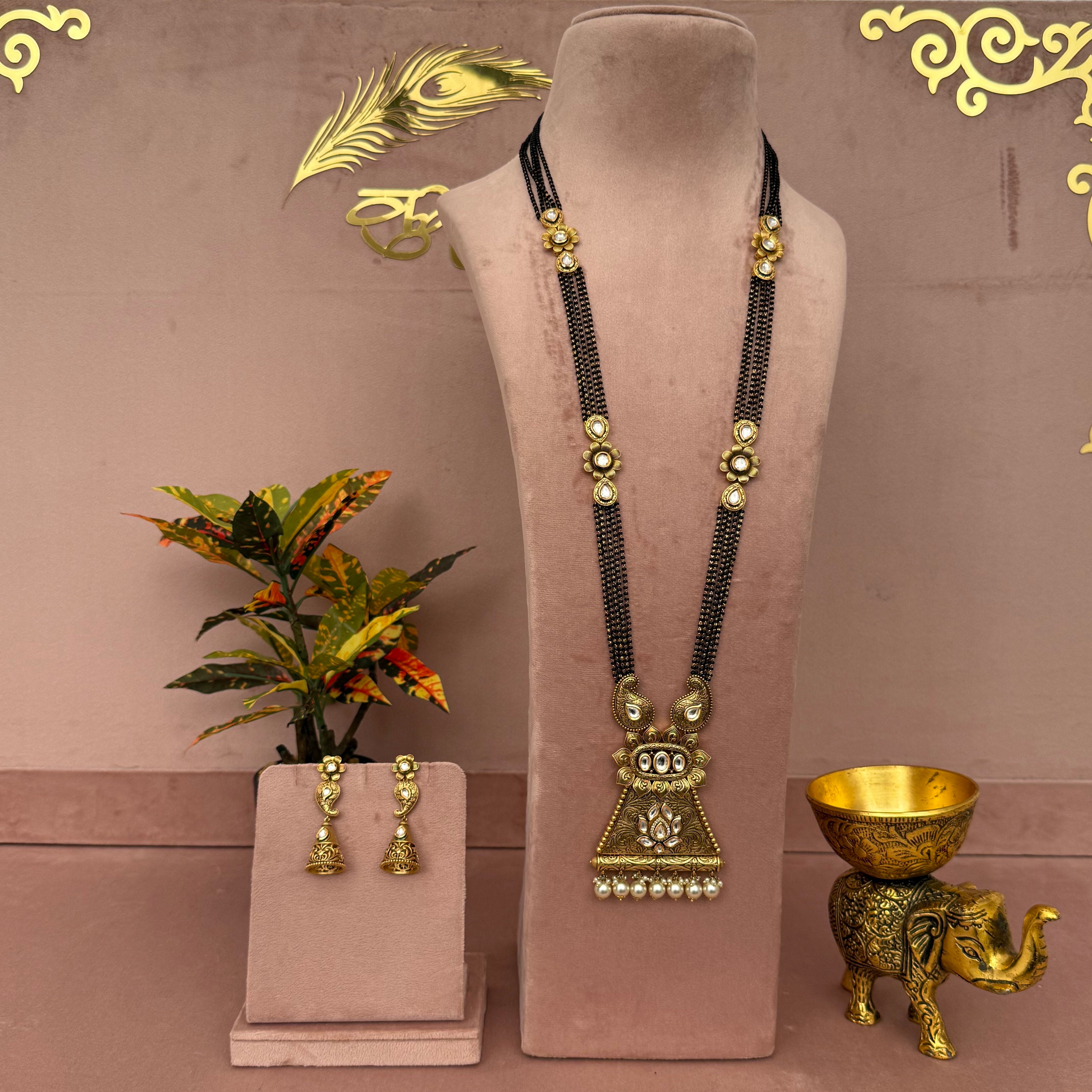 Antique Long Mangalsutra Set