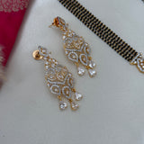 A D Long Mangalsutra Set
