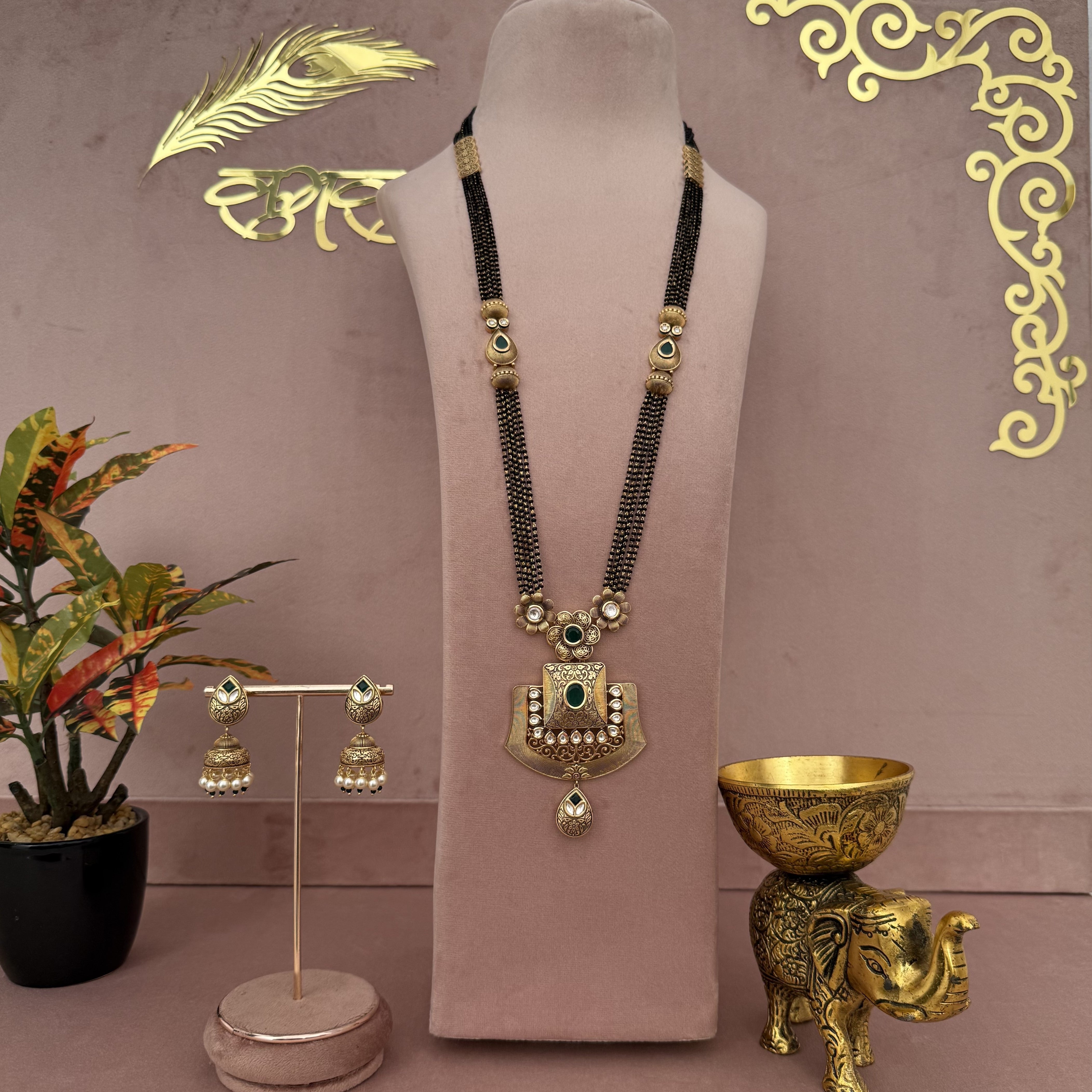 Antique Long Mangalsutra Set