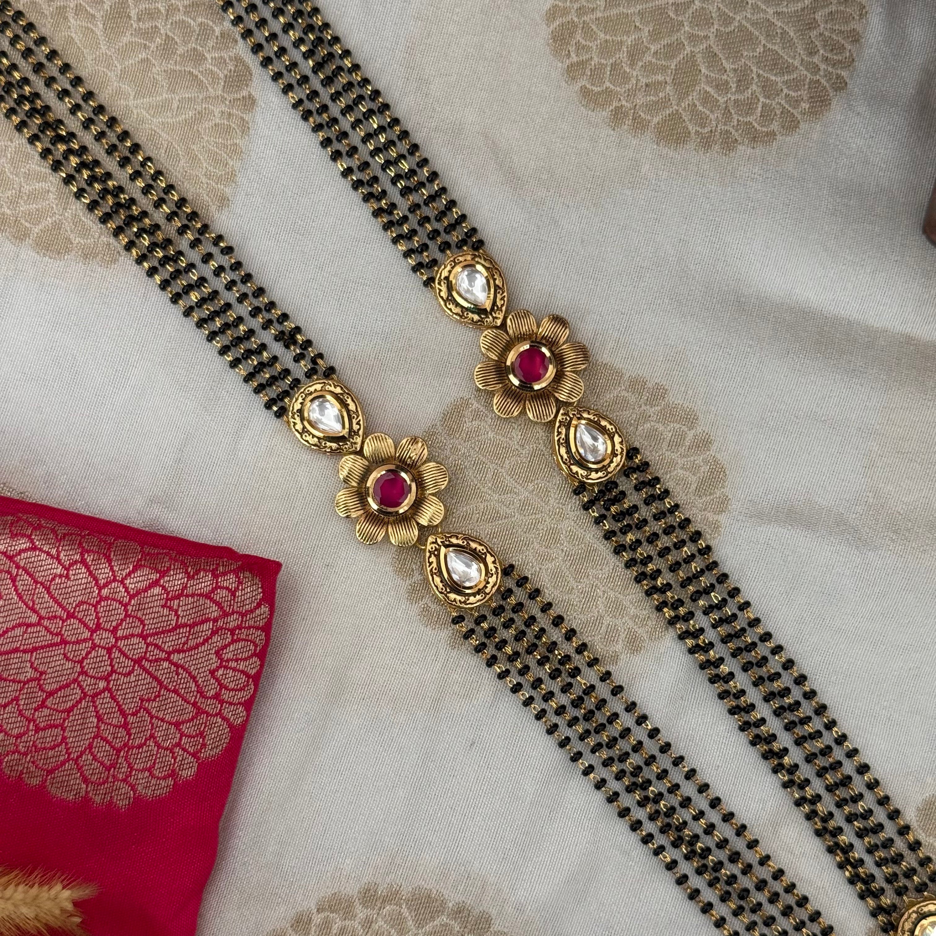 Kundan Long Mangalsutra