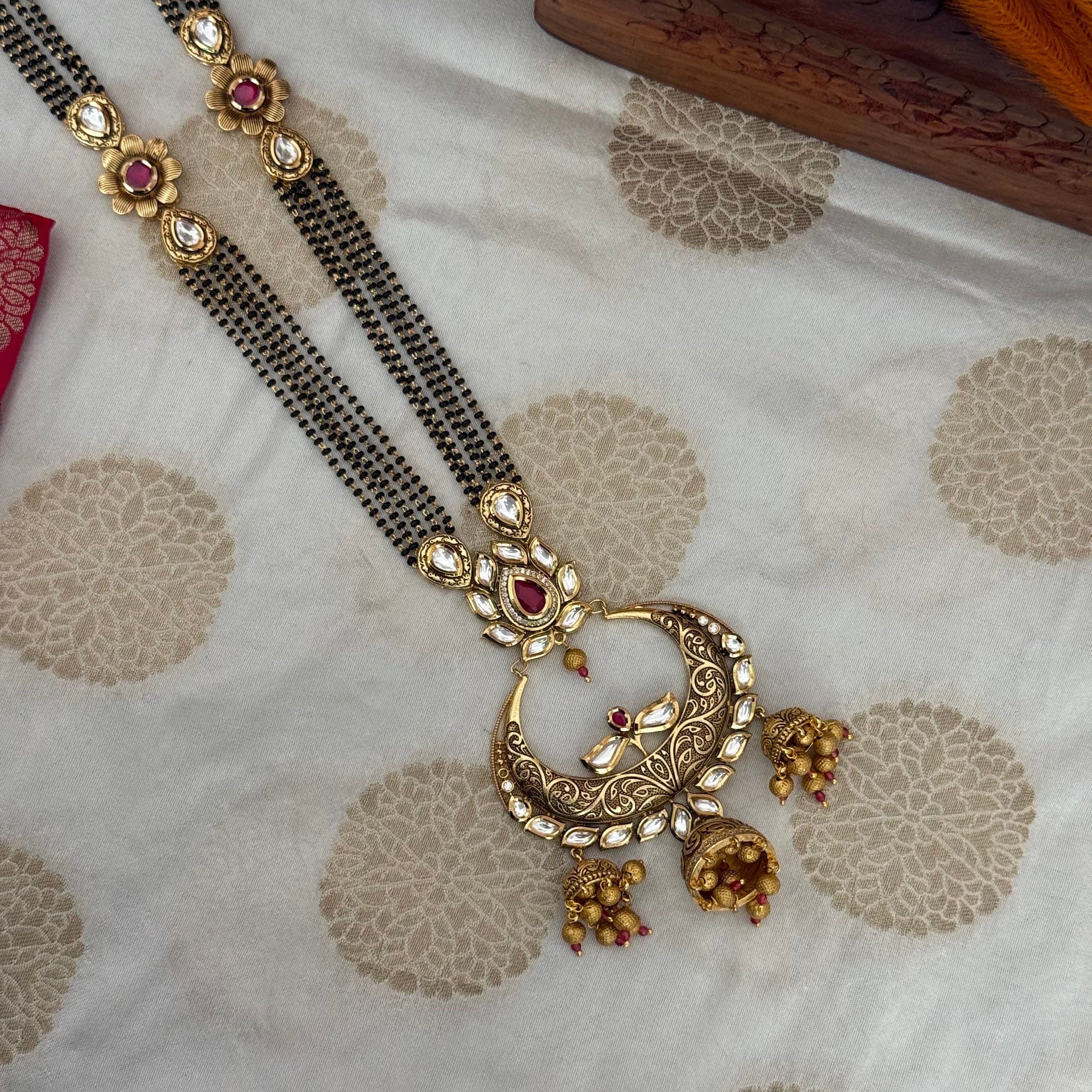 Kundan Long Mangalsutra