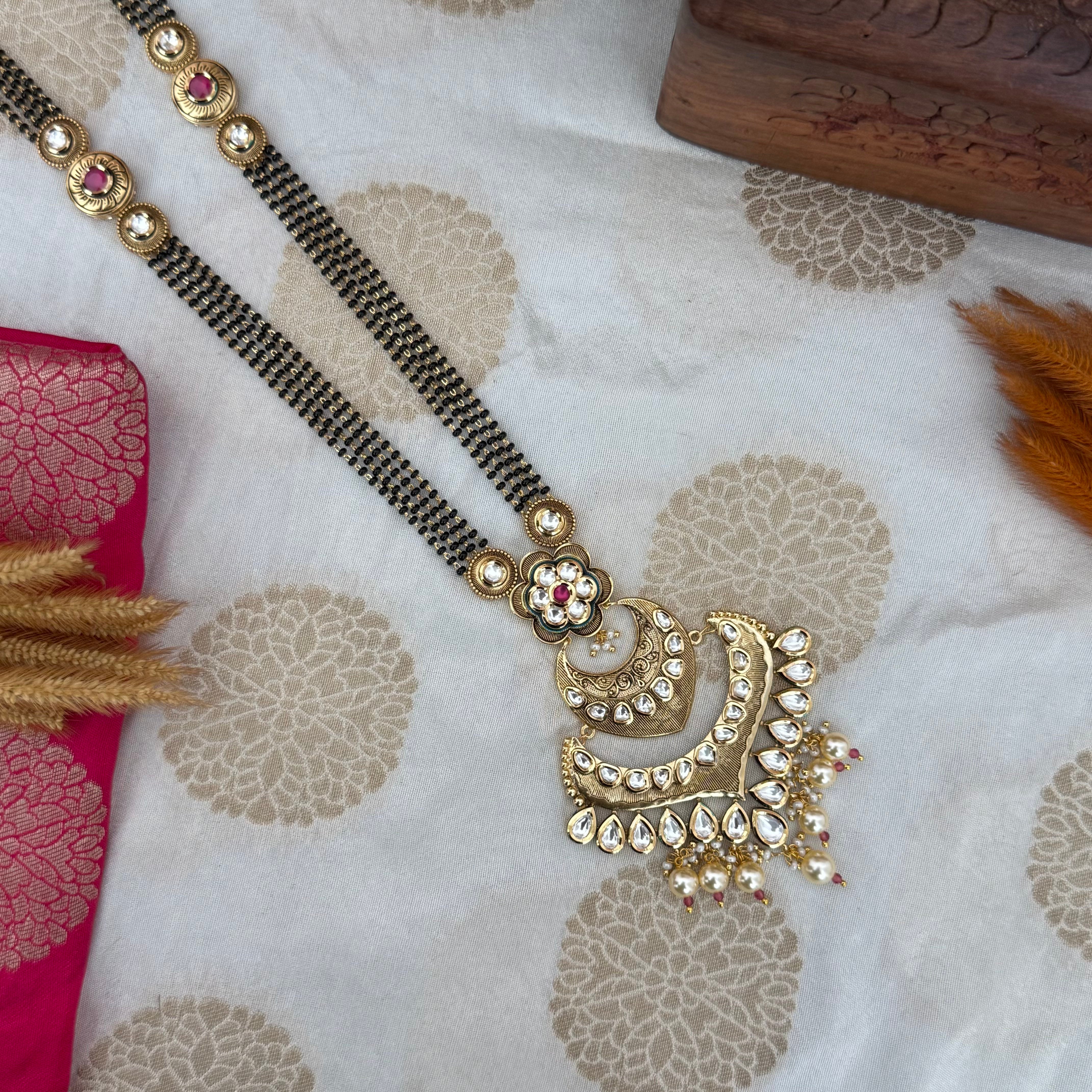 Kundan Long Mangalsutra