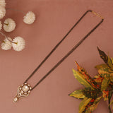 Moissanite Kundan Designer Mangalsutra 24 Inch