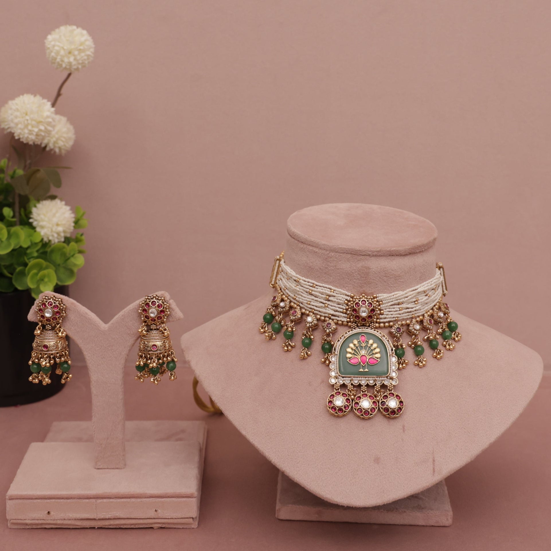  choker necklace set