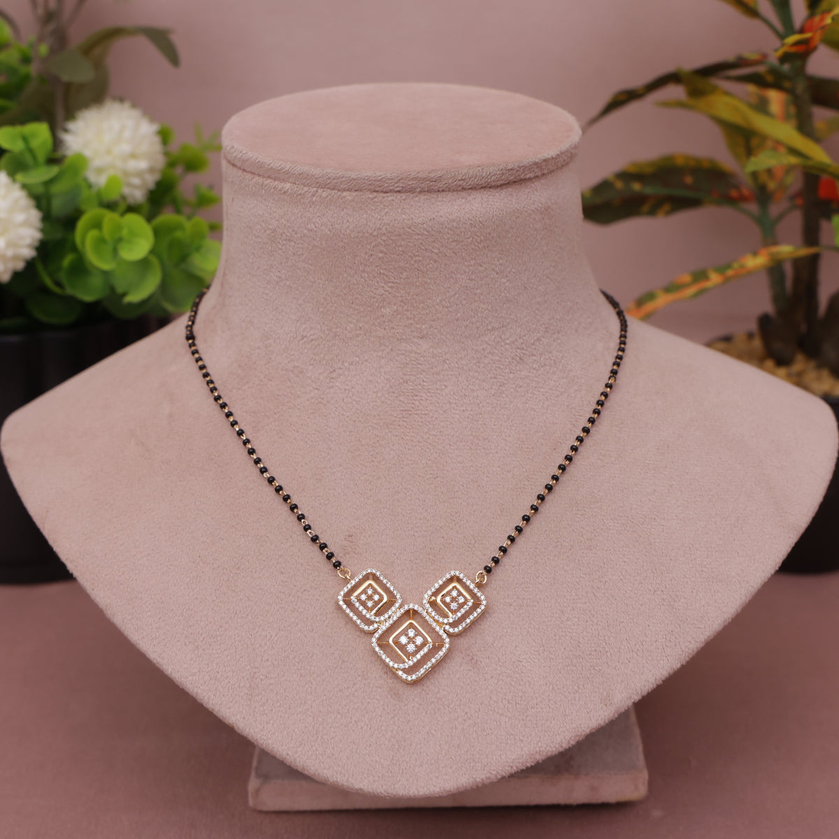 diamond mangalsutra design